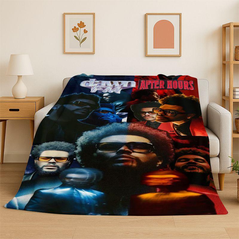 THE WEEKND,XO Alternative R&B Abel Tesfaye Flannel Blanket Soft Warm Throw Blanket for Bedroom Living Room Bed Travel Picnic