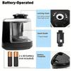 1pc Stylish Black Electric Pencil Sharpener with Auto-Stop & Auto-Exclude Broken Leads - Fast & Efficient Sharpening, Durable PP Construction