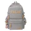 Schoolbag American Large Capacity Girls Trendy Lightweight Simple Versatile School Bag Junior High School Student Backpack