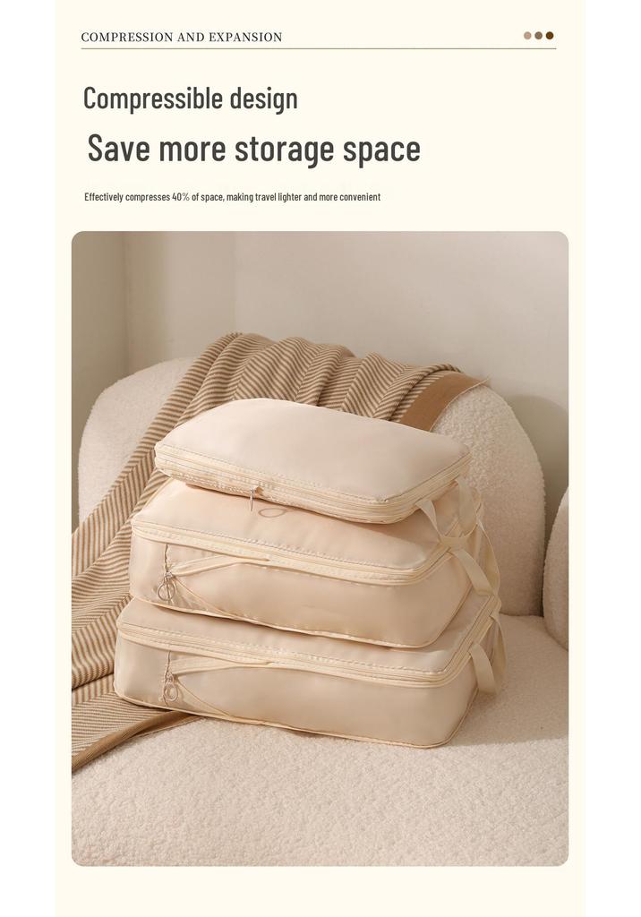 Multi-functional Waterproof Storage Bag Set for Clothes & Shoes - Compression & Space-saving for Business Trips