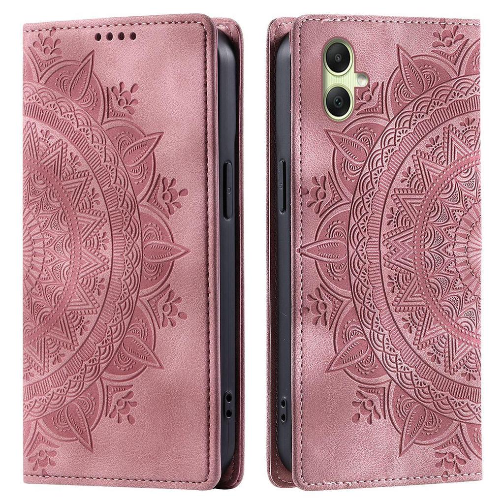 for Samsung Galaxy A07,A06 5G 4G,A05,A04e,A04 Mandala Embossed PU Leather Flip Wallet Case Magnetic Closure Cover