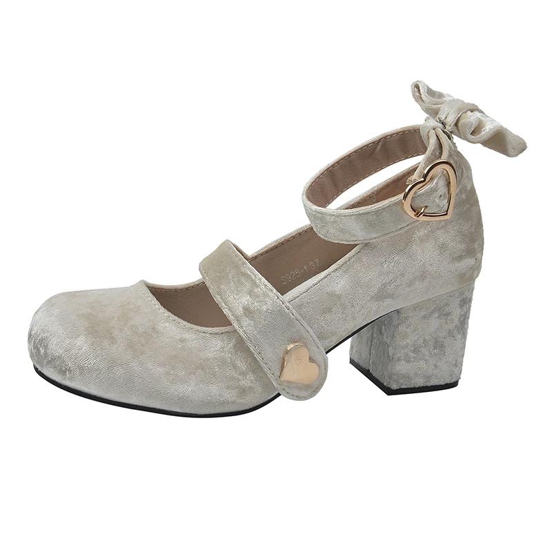 

Модные туфли на каблуках, платформе, с круглым носком и неглубоким ртом 2024 года, модная женская обувь, повседневные кроссовки, новые удобные 34 белый