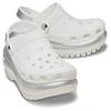 Crocs Comfortable Versatile Clogs Unisex Footwear White Silver 210368-138