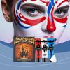 Halloween Face Paint, Body Paint For Adults, Face Paint Kit For Halloween Cosplay Costume Party, Red And Blue Body Paint, Face Painting