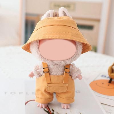 Fashion Overalls For 17cm Doll Clothes Doll Clothes With Hats Strap Pants Handmade DIY Doll Pants Replace Doll Wear NEW