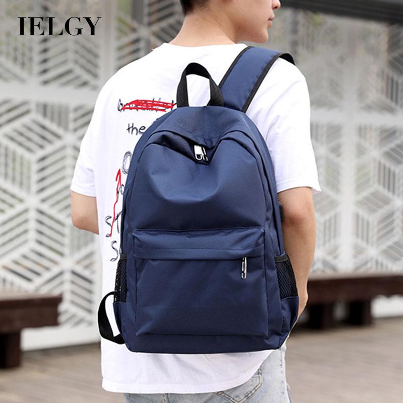 IELGY Men's Bag Versatile Casual Shoulders Wearable Travel Stylish Simple Breathable Usb