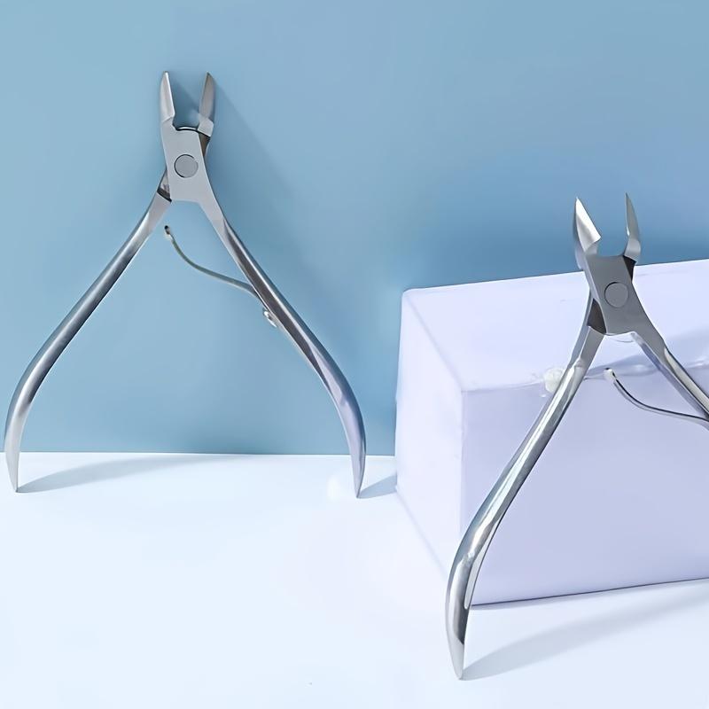 Stainless Steel Cuticle Nipper - 1pc Single Piece Dead Skin Remover for Manicure Pedicure - Unscented Nail Care Accessory