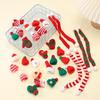 Handmade Christmas Yarn Hat & Scarf Pendants - DIY Decorations