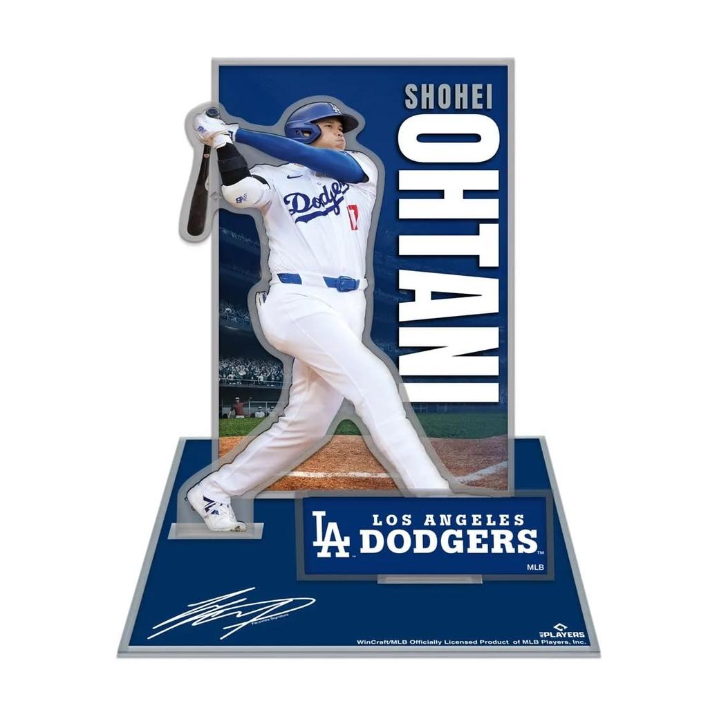 Shohei Ohtani Acrylic Stand, Los Angeles Dodgers Batter, First Official MLB Acrylic Stand (10cm Tall)