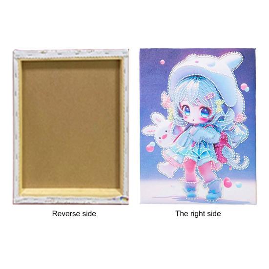 1 Set Diamond Painting Picture Durable Cartoon Design DIY Luminous Diamond Painting Kit