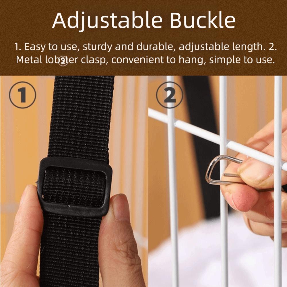 Adjustable Straps All-Season Cat Hammock Chew-Proof Fabric Adjustable Cat Hammock  Pet Products