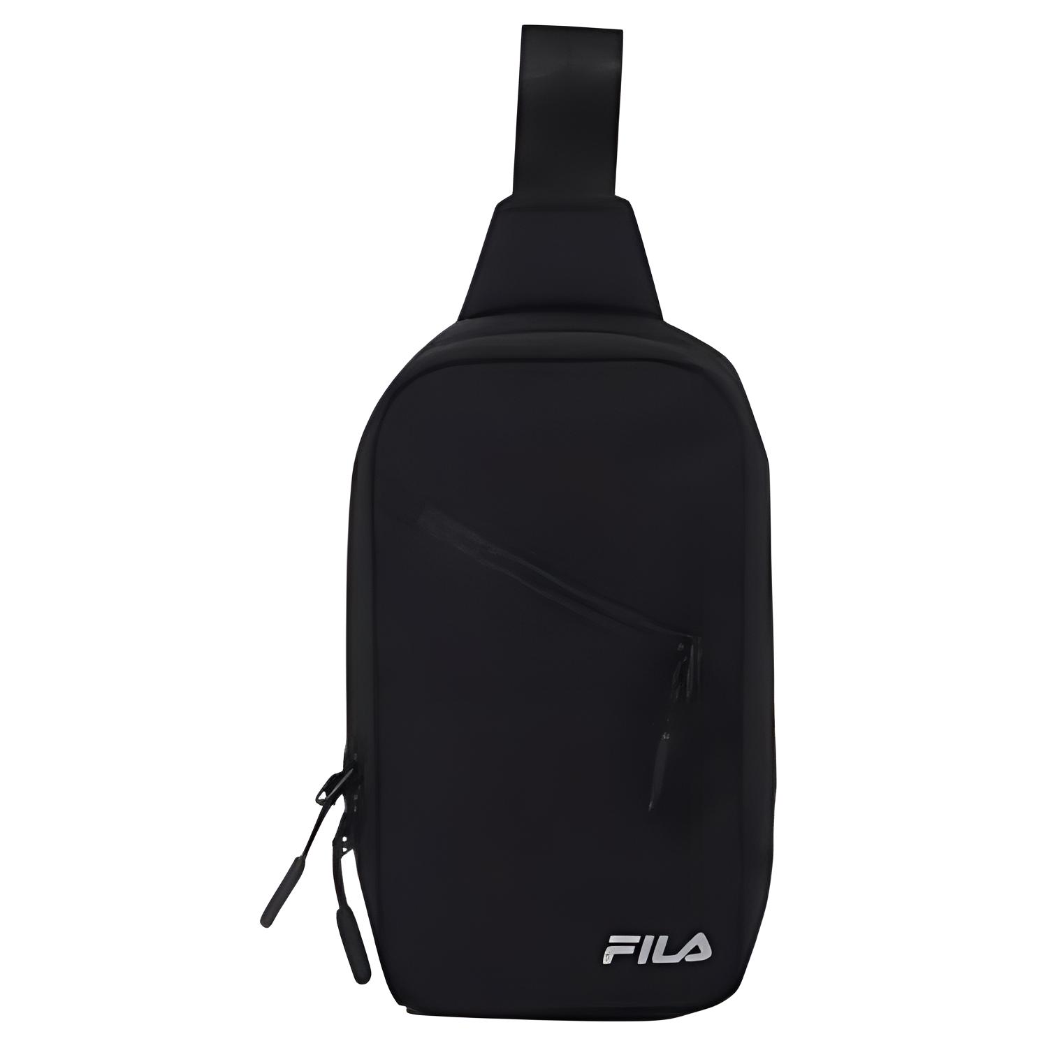 

New FILA Nylon Shoulder Bag, Crossbody Bag, Sling Bag Trumpets Unisex Black FS3BCG3121XBLK 16.0*7.6*27.9CM