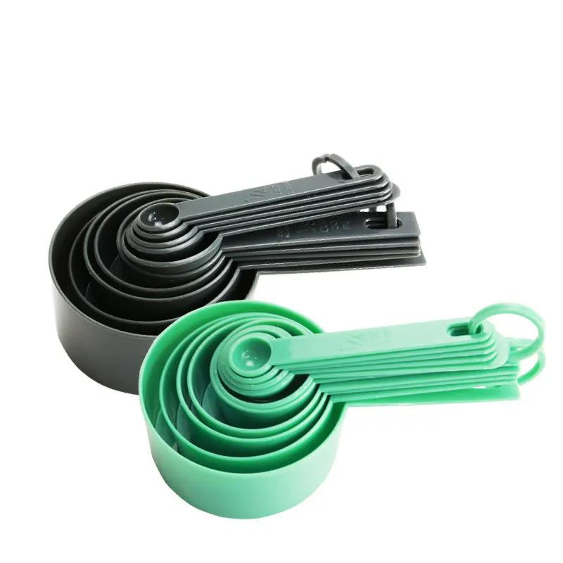 Scaled Color 10-piece Measuring Cup Measuring Spoon Food Thickened Export Measuring Spoon Set Baking Tool