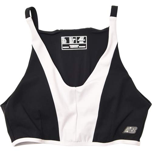

Sports Bra SLEEK Cropped Bra WT01117 BKW S [New Balance] N.U.A Women s (Black/White)