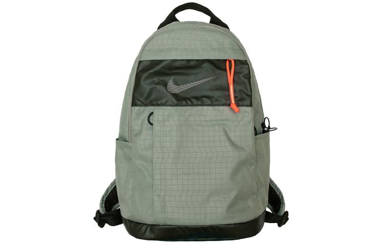 Nike Nylon Fabric Backpack Regular Unisex Seaweed Green DC9815-355