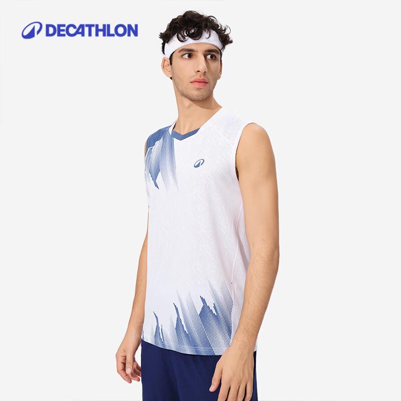 Мужской легкий дышащий топ без рукавов для бадминтона Decathlon XL