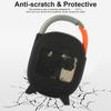 Silicone Case Cover for JBL Clip 4 Speaker with Carabiner Black Protective Skin + Clear Tube