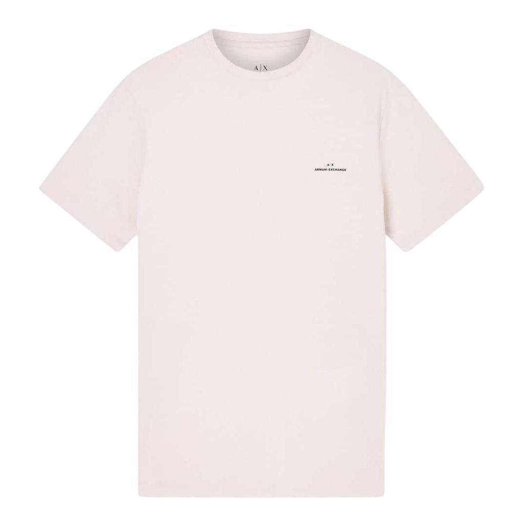 Armani Exchange Mens Logo Embossed Regular T-Shirt