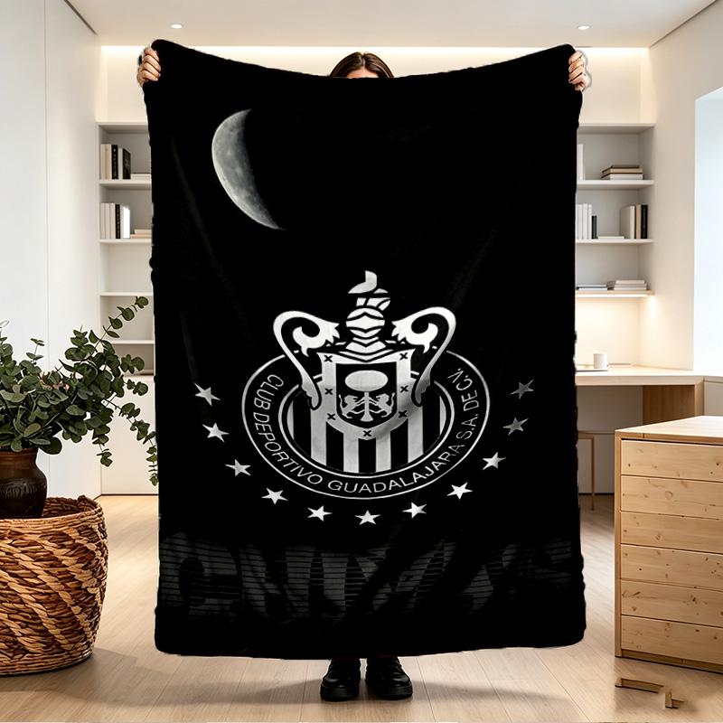 Club Deportivo Guadalajara Print Blanket - Soft & Comfortable, for Bedroom, Travel, Sofa, Home Decoration - Birthday Christmas Gift for Friend