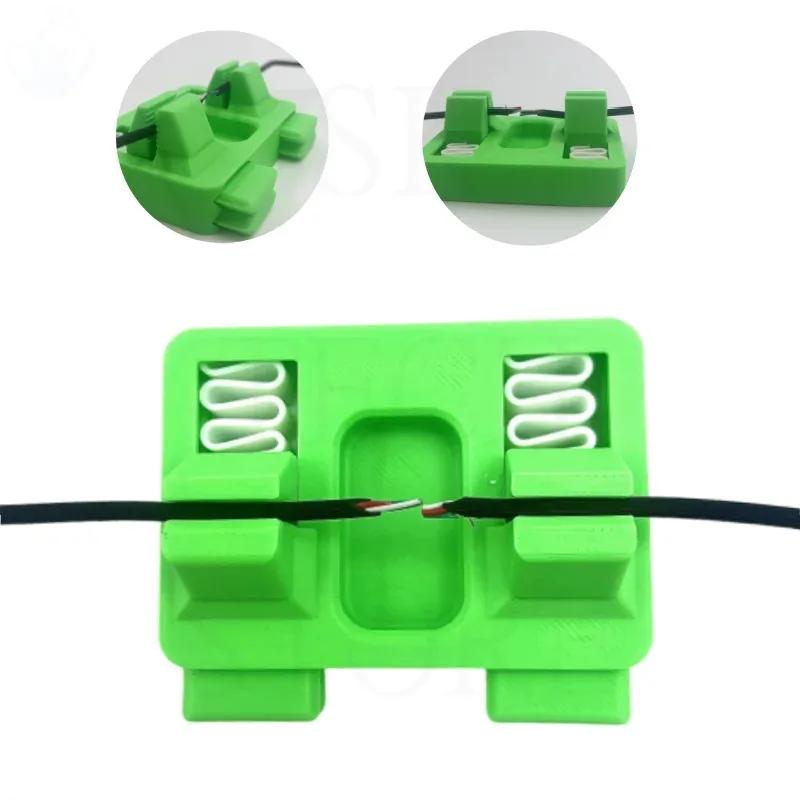 ABS Welding Wire Fixture Soldering Wire Holder Bracket Welding Table Clamp Fixed Clamp For Thick & Thin Wire Clamp Cable Holder