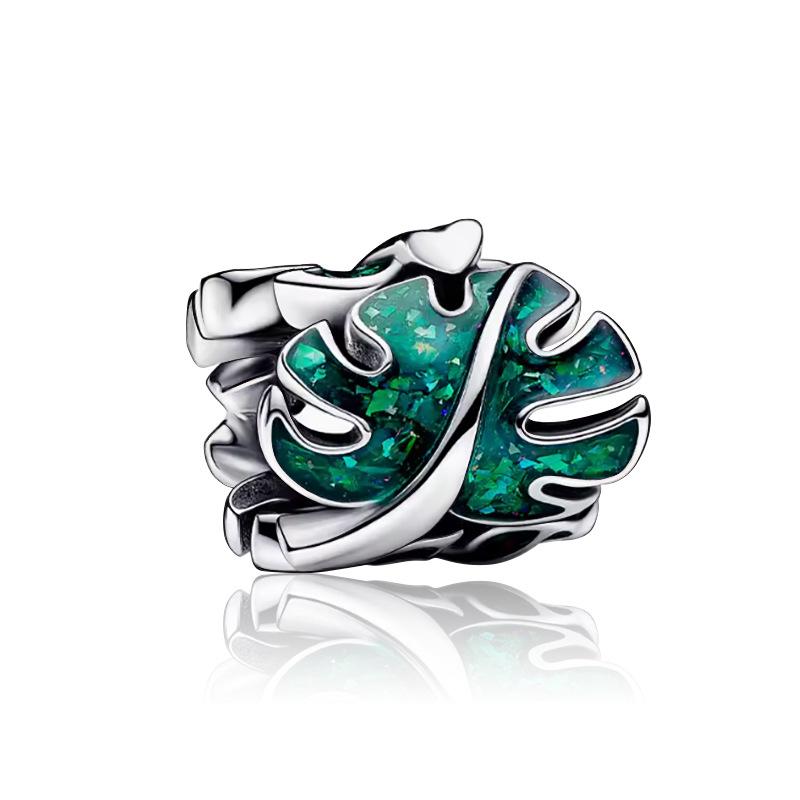 

New Copper Charms Coconut Tree Shell Starfish Beach Bead Fit Original Bracelet Bangle Diy Pendant Fine Jewelry Gift