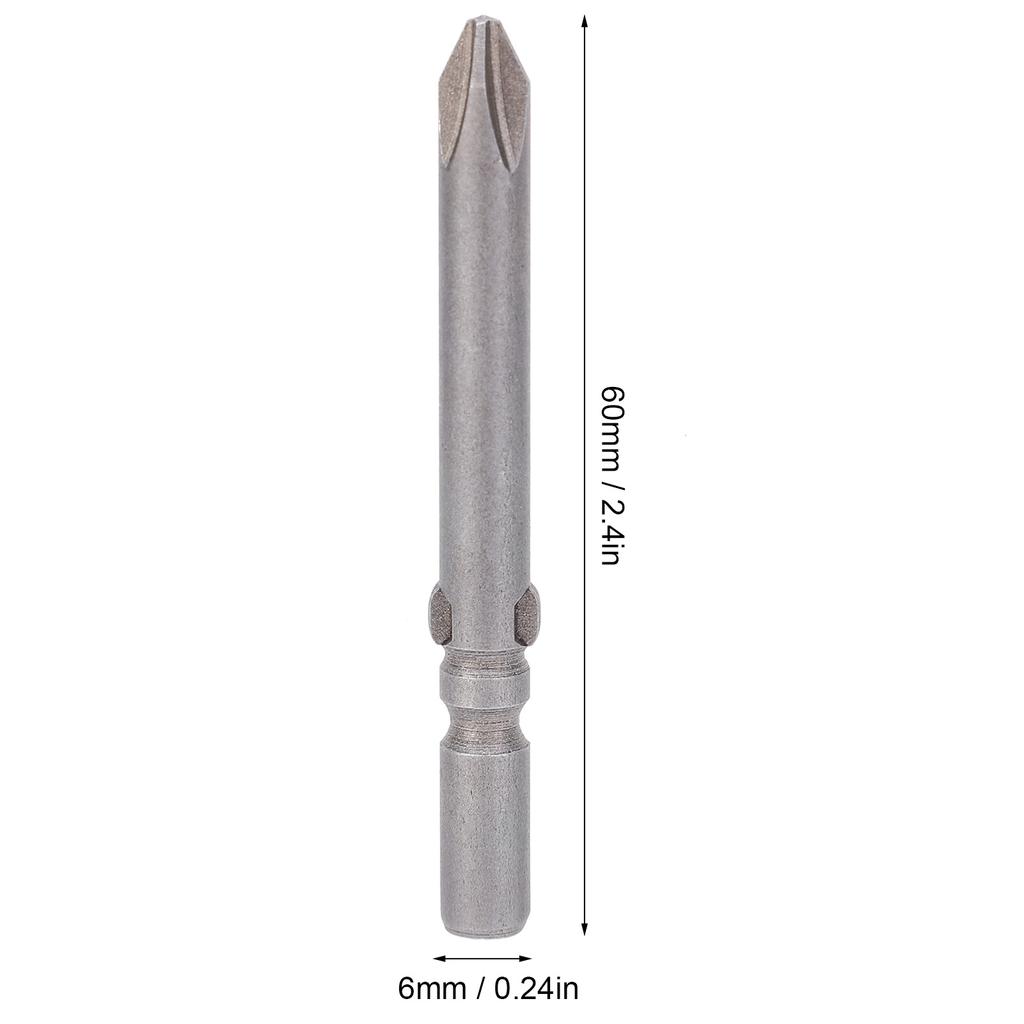 10pcs 6mm Electric Screwdriver Bits S2 Alloy Steel Cross Magnetic Screwdriver Bits Set 802