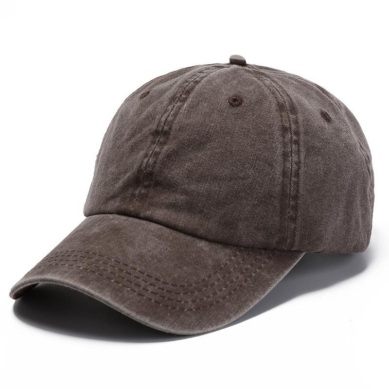 Women's Baseball Cap Soft Top Korean Version Versatile Wash Solid Color Baseball Cap Casual Men's Japanese Trendy Summer