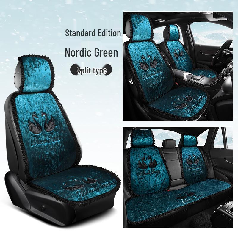 Warm Plush Seat Cushion for BYD Yuan, Song Pro, Qin Plus DMI, Dolphin, Seal, Destroyer 05
