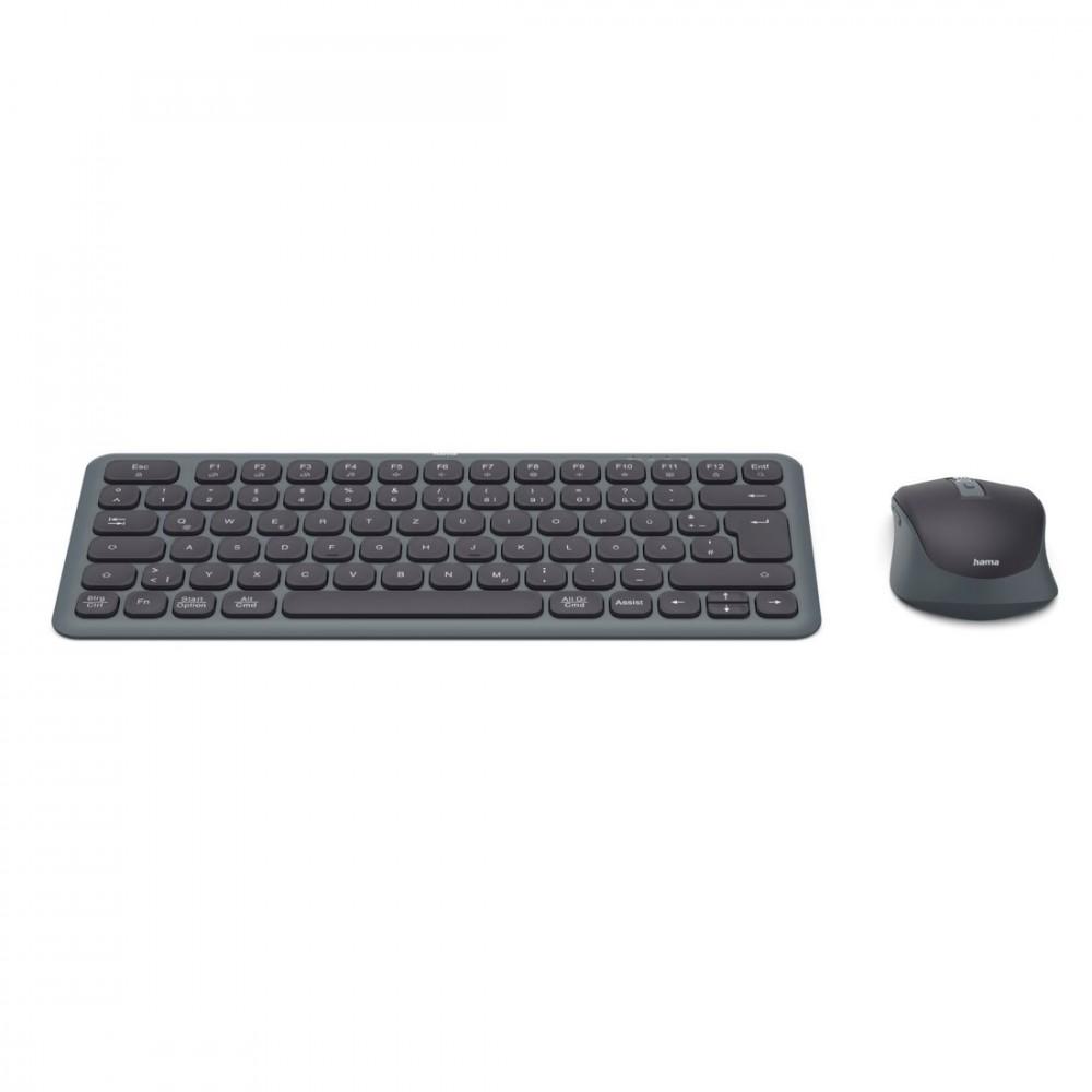 multi device keyboard and mouse set black gre