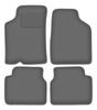 Velour Graphite Car Mats For: Kia Sephia II Sedan (1997-2001)