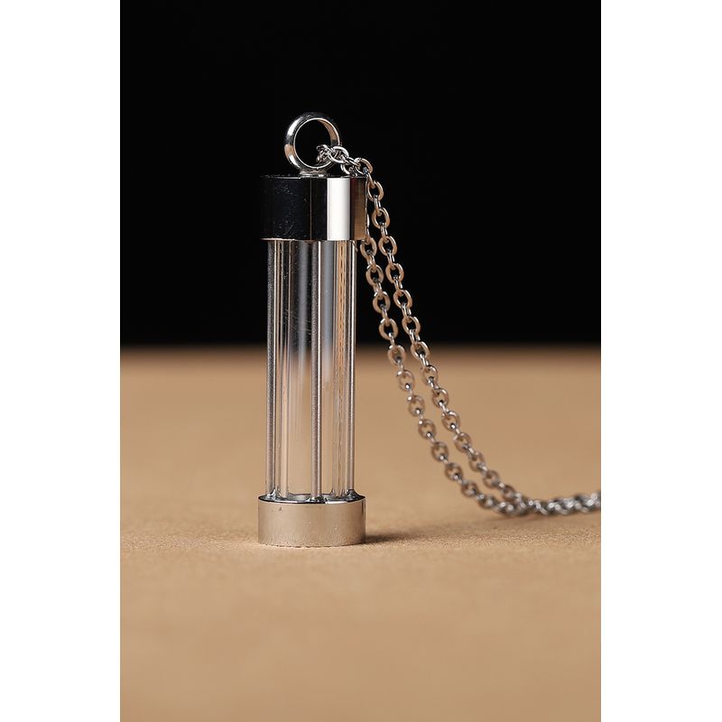 

Киноварь Нержавеющая сталь Ниша для статуи Будды Коробка Декоративная подвеска Ожерелье Красная плетеная веревка Браслет Скрытые вещи Орнамент Аксессуары Cylindrical [empty box] 10*40mm(Hole about 2.5mm)