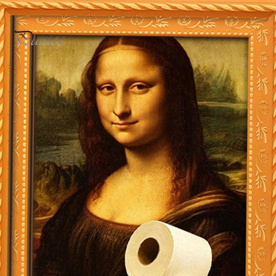 Housewarming Gifts for Art Lovers Funny Small Wooden Fridge Magnet Picture Frame, Vintage Oil Painting Pattern Soft Magnetic Display Refrigerator