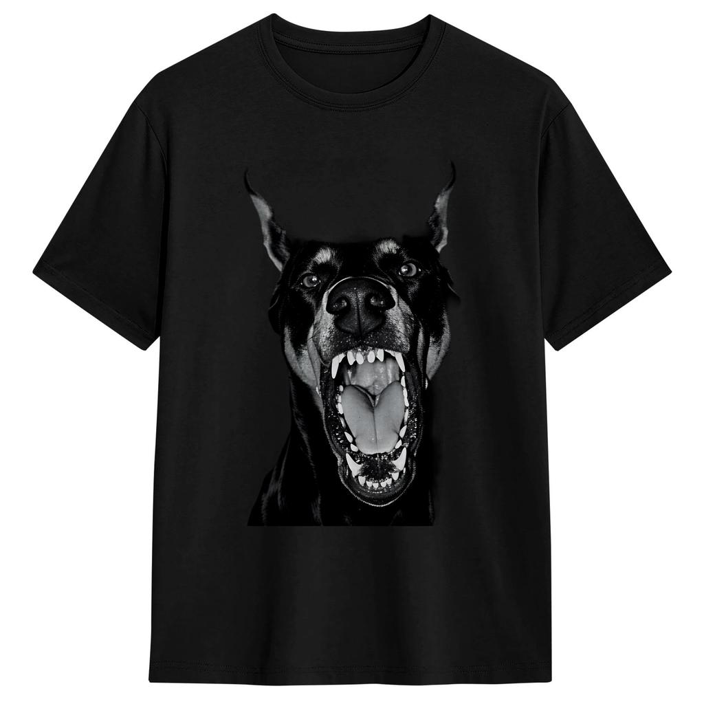 Funny Border Collie Face Portrait Pure Cotton T Shirt For Couple Beach Y2K TShirts ONeck Harajuku Tees Oversized Clothes