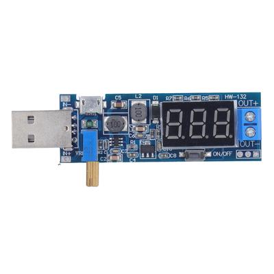 USB Stromversorgungsmodul DC3,5-12V auf DC1,2-24V Buck Boost Spannungsregler Konvertermodul