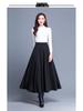 Pocket Style Elastic Waist Mid-Length Slimming Skirt – Women’s High Waist Versatile Swing Skirt, Plus Size, Square Dance