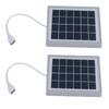 2Pcs 5W Portable Solar Panel USB Solar Charger with Back Stand for Smartphones MP3 Players MP4 Devices