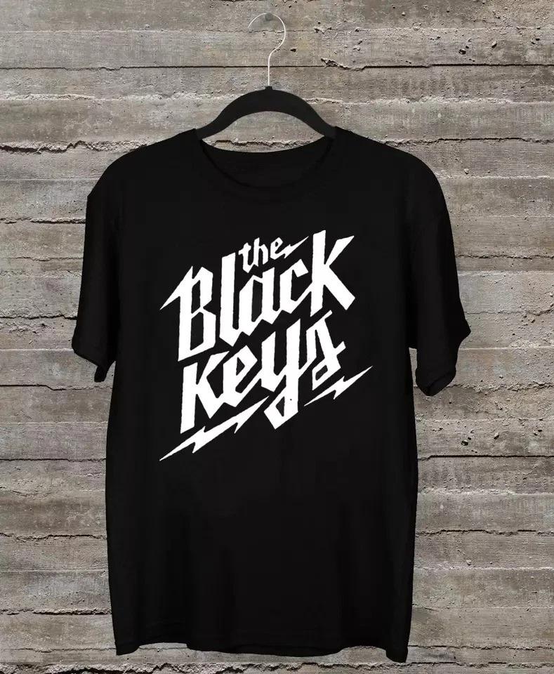 The Black Keys Band Logo Classic Black All Size Shirt
