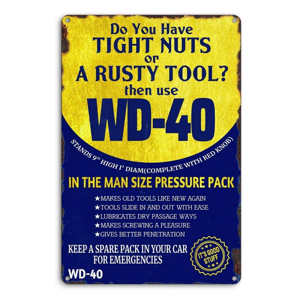 Metal Tin Signs A Rusty Tool Wall Decoration Plaque Vintage Art Poster Iron Painting for Man Cave Home Cafe Garage Club Bar