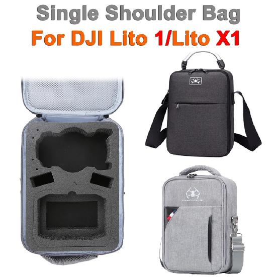 Drone Shoulder Bag for DJI Lito 1 Crossbody Sling Bag Portable Travel Storage Pack Outdoor Sling Case for DJI Lito X1 Accessory