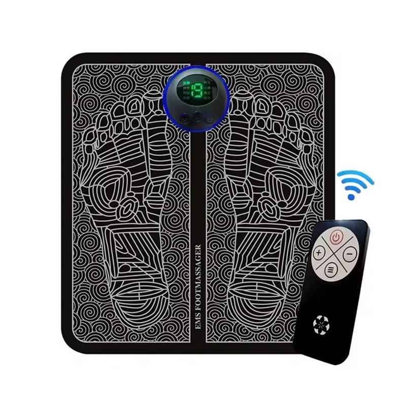 Electric Ems Foot Massager Pad USB Charging Portable Feet Acupoints Massage Mat for Muscle Stimulation