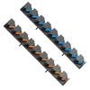 Vertical Horizontal Fishing Rod Holder Wall Mounted Fishing Rod Rack Holds Up To 9 Fishing Rod
