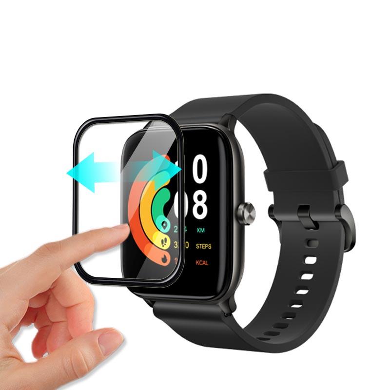 5 Stück für Xiaomi Mibro C2 Smartwatch, ultratransparent, vollständige Abdeckung, 3D-gebogene Beschichtung, weicher Displayschutzfilm – nicht gehärtetes Glas