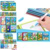 Colorful Reusable Water Painting Book For Kids With Fun Animal Designs For Creative Play