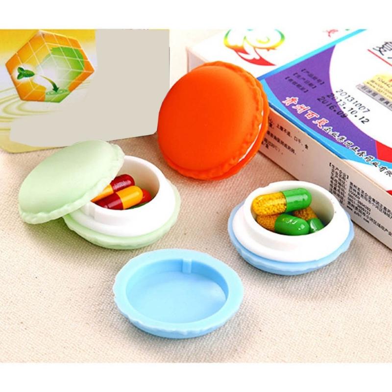 18 Stück Kompakte Macaron Schmuckhalter Aufbewahrungsbox Macaron Schmuckschatulle Kunststoffmaterial Ideal für Reisen und Heimgebrauch