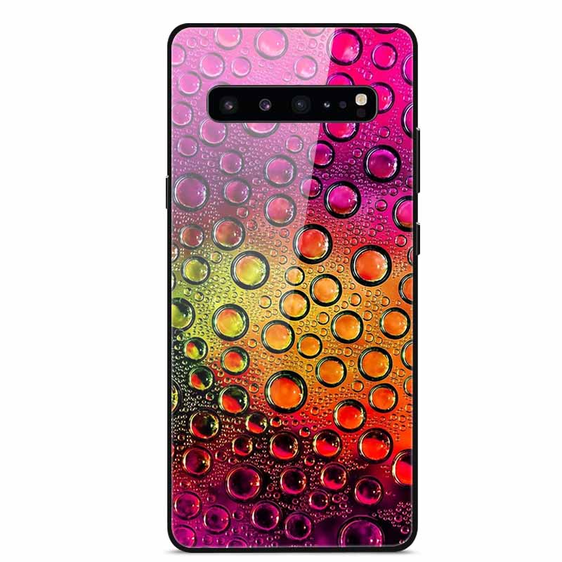 For Samsung S10 5G Case S10e S9 S8 S7 Edge Luxury Tempered Glass Hard Back Cover For Samsung Galaxy S10 Plus Lite TPU Bumper