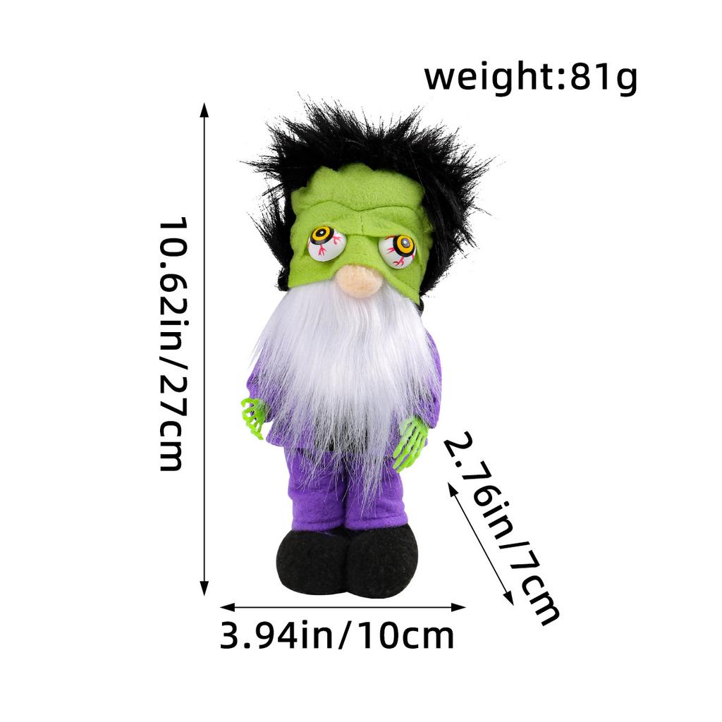 Halloween Vampire Doll Props Ornament Holiday Horror Standing Zombie Doll Doll Window Decoration