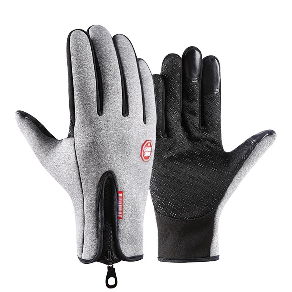 Windproof Winter Plush Gloves Touchscreen Warm Gloves High Quality Riding Gloves  Unisex