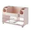 Makeup Organizer Water Proof Large Capacity Cosmetic Display Case with Drawers Compartments for Lipstick Makeup Brushes