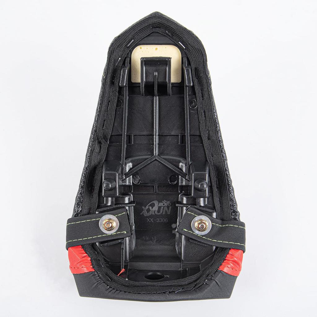 Motorcycle Front Driver Rider Solo Seat Anti-Slip Rear Passenger Seat Cover Cowl Cushion Pad