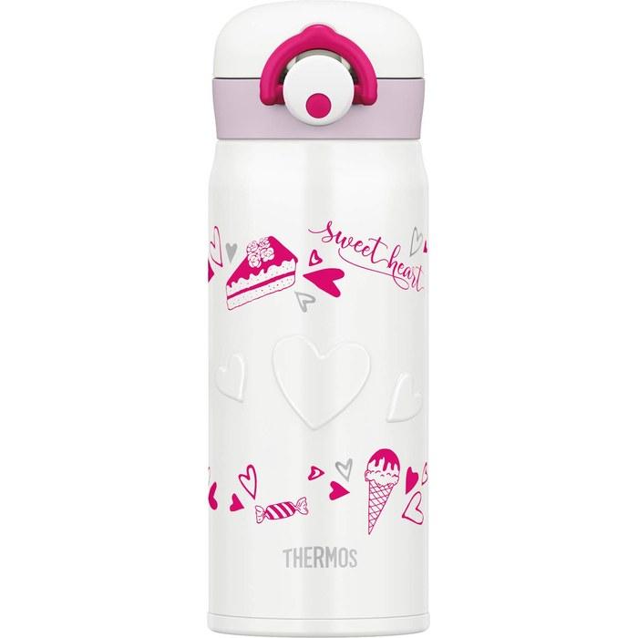 Thermos Tumbler Vacuum Insulated Travel Mug 400ml White JNR-400 WH 400 Ml